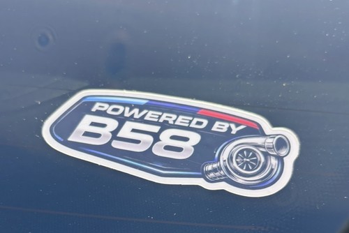 Powered b58 sticker bmw - by,