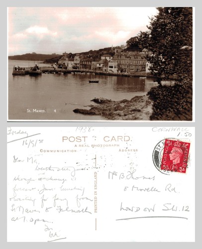 Vintage postcard mawes - postcard, st.