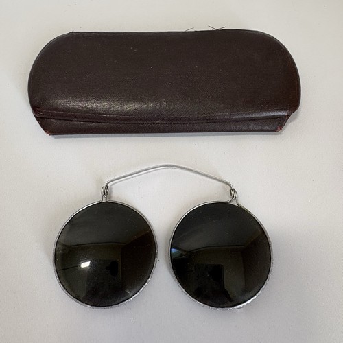 1940s ww2 clip sunglasses - ww2, on