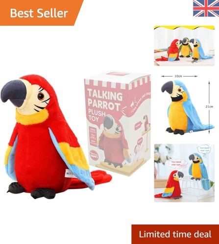 Adorable plush talking parrot - plush,