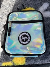Hype Lunch bag Box iridescent silver colour