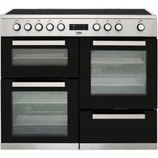 Beko KDVC100X 100cm Electric Range Cooker 5 Burners A/A Stainless Steel