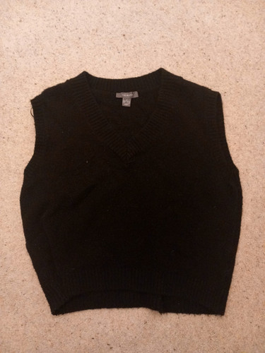 Black neck sweater - sweater, size