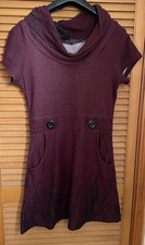 Beautiful Tenki Burgundy Jersey Dress size S/M