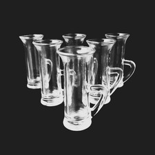 VINTAGE BORGONOVA ITALY LIMONCELLO LIQUEUR VODKA SHOT GLASSES X 6