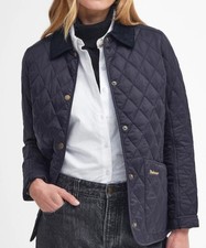 Barbour Navy Blue Quilted