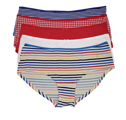 5pk cotton rich printed - rich,