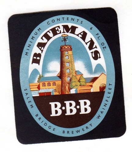Beer label batemans b 6 - label:,