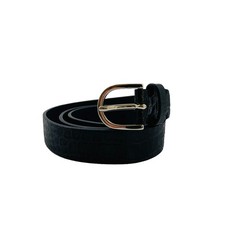 GANT Men's Black Leather Belt