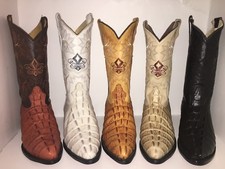 MENS COWBOY BOOTS CROCODILE