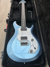 PRS Upgraded S2 Standard 22 Frost Metallic Blue with Hard Case. 