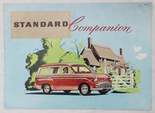 Vintage Standard Companion UK Market Car Sales Brochure Oct 1957 - 241/10/57/UK