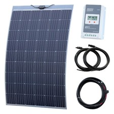 270W semi-flexible fibreglass solar charging kit camper campervan pop up roof