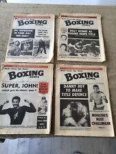 Vintage Boxing News Magazines - 1974