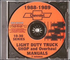 1988 Chevy Truck Shop Manuals