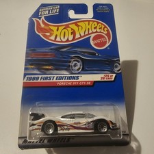 Hotwheels Porsche 911 GT1-98 Le Mans - 1998 - 18852 - Long Card - Rare Vintage