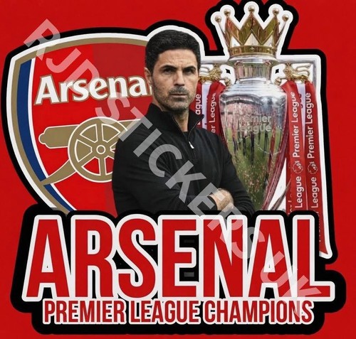 Arsenal champions stickers - 50,