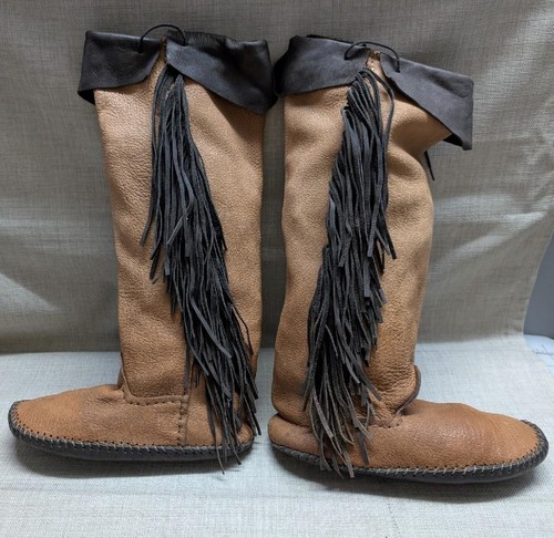 Vintage moccasins handcrafted - vintage,