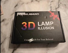 3D Lamp illusion Football Night Light Remote Touch 16 Colour Control Table Gift