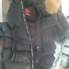 Boys Canada Black Coat