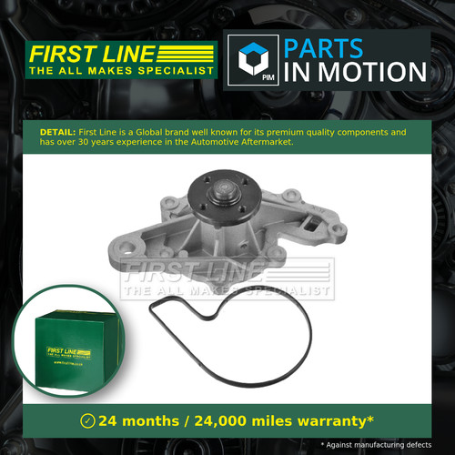 Water pump fits smart fortwo - water,