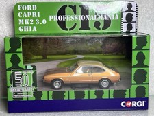 Corgi Professionalmania 1:43 Ford Capri MkII 3.0 Ghia Arizona Gold Boxed Ltd Ed