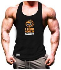 Look Good In Muscles Vest Gym Clothing Bodybuilding Workout MMA Gymwear Tank Top