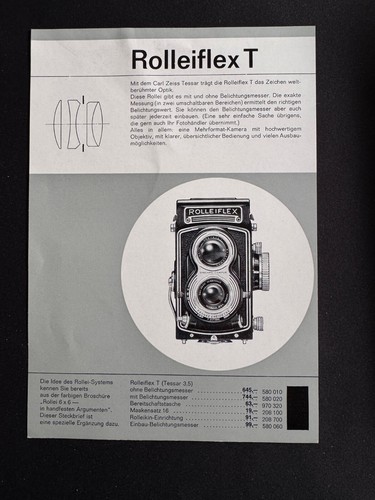 A0872 rolleiflex t - #a0872-,