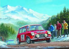 Tony Smith - Third Mini Monte - Monte Carlo Rally - Mounted Artist Proof AP28/49