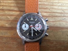 Oriosa Dual Register Vintage Chronograph (Panda Dial) with Valjoux 7733 Movement