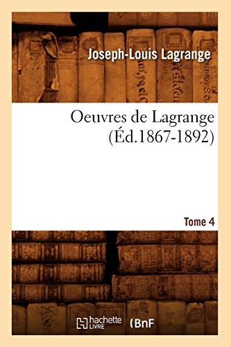 Oeuvres lagrange tome - oeuvres,
