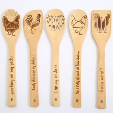 Rooster Wooden Spoons Cooking