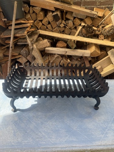 Antique cast iron fire - iron,