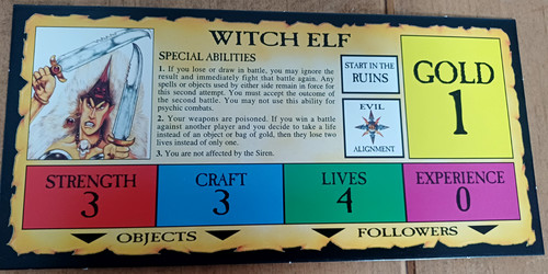 Talisman 3rd edition witch elf - edition,