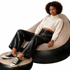 2PC Inflatable Chair & Foot