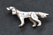 Vintage hallmarked silver dog