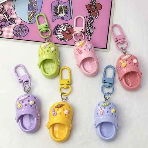 Croc shoe keyring resin - croc,