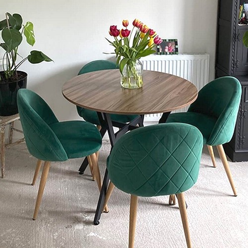 Round industrial dining - round,