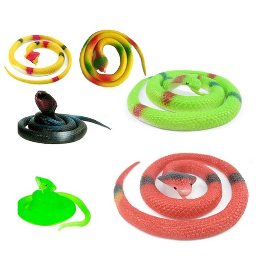 Rubber cobra snake - rubber,