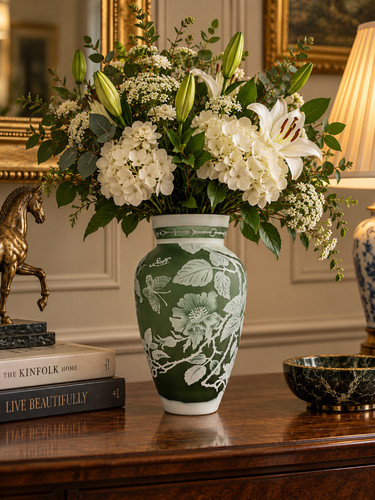 Large glass vase - large,