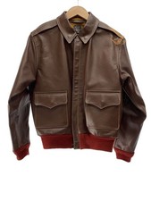 Eastman Leather Clo A-2 Flight Jacket/Size 38/Left Shoulder Damage 21011