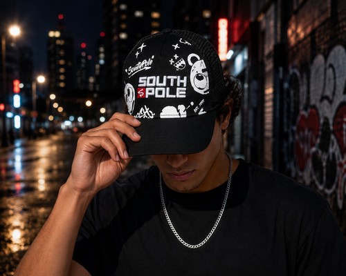 Southpole puff bear - southpole, trucker
