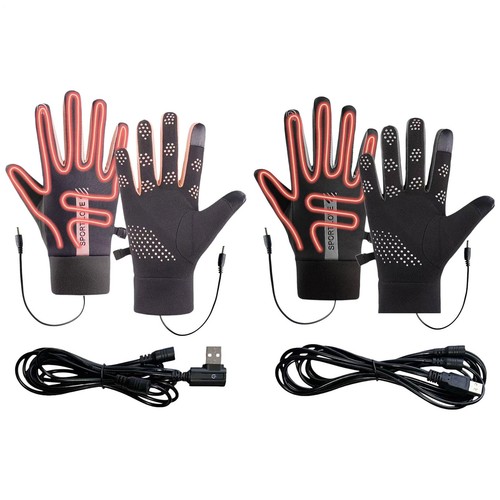 Electric heated gloves usb - gloves,