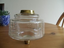 SUPERB STEPPED GLASS OIL LAMP
