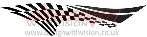 Chequered flag vinyl - chequered,