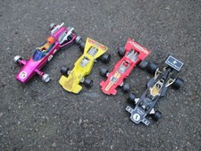 4x Toy Corgi F1 Racing cars John Player Special JPS Firestone Petrel Matchbox 71