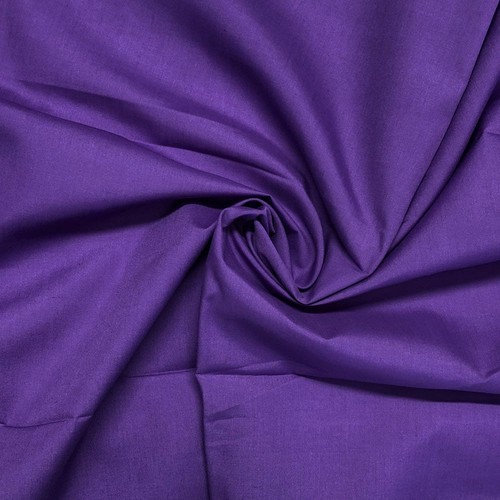 Plain coloured polycotton - coloured,