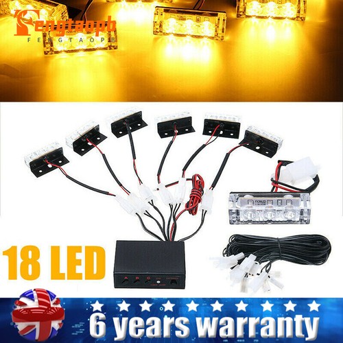 12v led amber strobe - 12v, 18