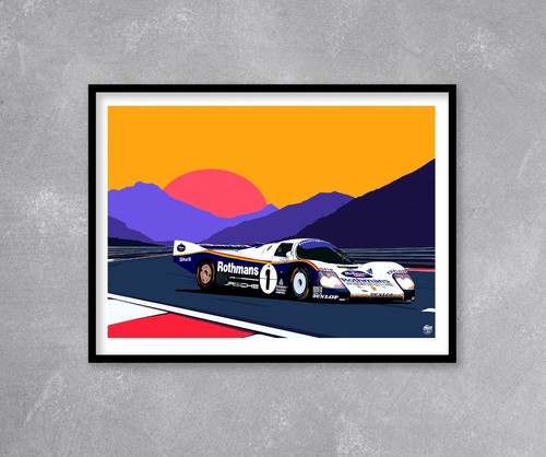 Porsche 962c rothmans - porsche,