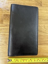 Filofax Slimline Real Leather Black Personal Organiser